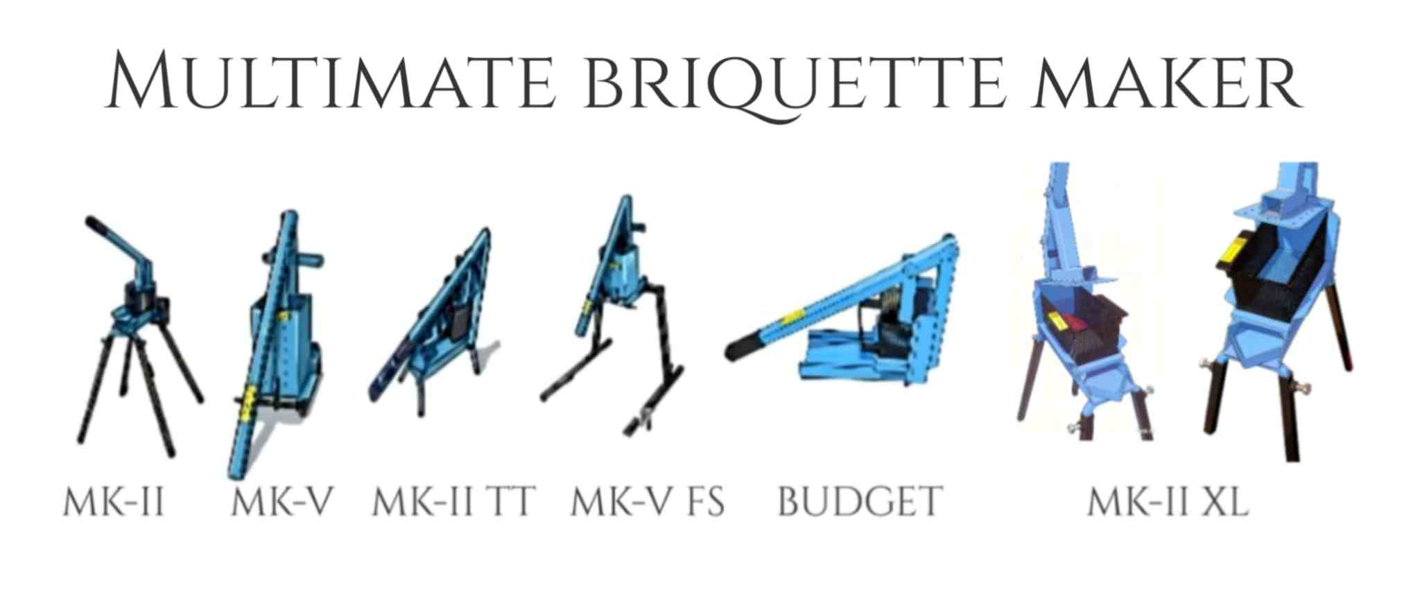 Multimate range of briquette makers