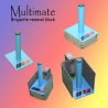 Multimate Briquette removal block